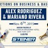 Win Tickets To "Reflections On Business & Baseball" With Alex Rodriguez And Mariano Rivera